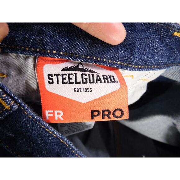 Steelguard FR Pro Jeans Mens 50x38 Blue Work Westex Indura Flame Resistant 2112‎ - Picture 14 of 15